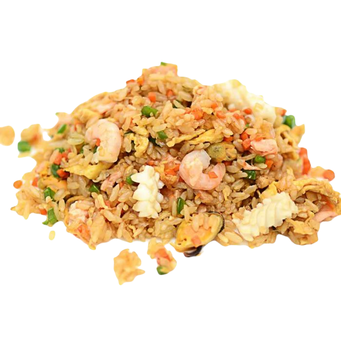 Жареный рис с морепродуктами