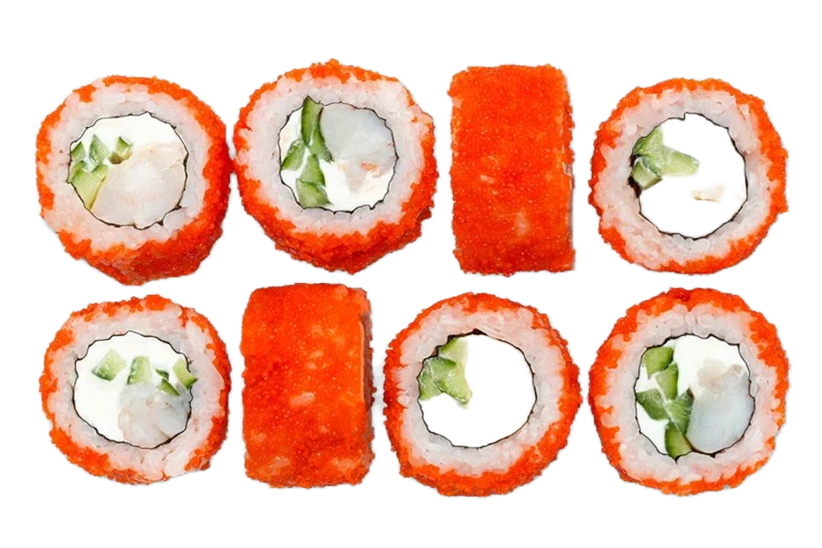 Калифорния с тигровой креветкой